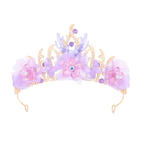 FORSEVEN Mermaid Crown Tiara for Women Mermaids Birthday Party Gifts