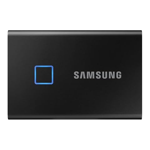 Samsung T7 Touch MU-PC1T0K/WW | Disque SSD externe portable 1 To Cover