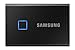 Price comparison product image SAMSUNG T7 Touch Portable SSD 2TB - Up to 1050MB/s - USB 3.2 External Solid State Drive, Black (MU-PC2T0K/WW)