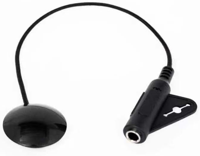 Pastilla de guitarra, micrófono de contacto piezo pickup, sin taladrar accesorio amplificador de instrumento musical fácil de instalar, calidad de