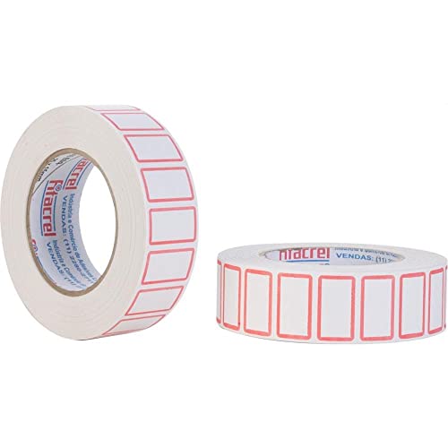 Etiqueta Para Preço, Fitacrel, F-02, 25x15mm, Rolo com 1333 Etiquetas