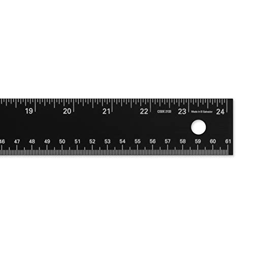 Alumicolor 24-inch Standard Aluminum T-Square for Art Framing & Drafting, Black by Alumicolor - Image 2