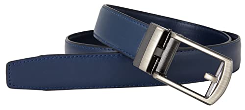 Leather Ratchet Belt for Women, Trim to Fit 18"- 44" Waist, Automatic Slide Buckle, No Holes, Gift Box4