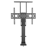 Allcam EFS66L Electric TV Lift/Motorised Height-adjustable Floor Stand for 40"-75" LCD/LED Screens Mount Size 600x400