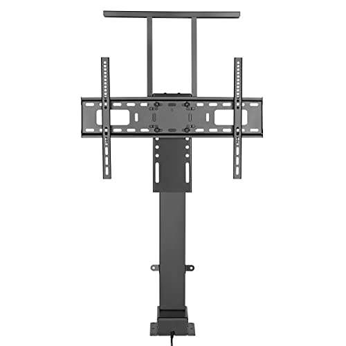 Allcam EFS66L Electric TV Lift/Motorised Height-adjustable Floor Stand for 40"-75" LCD/LED Screens Mount Size 600x400