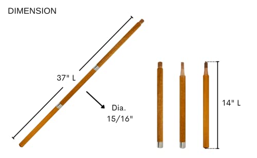 3Pc Paint Roller Extension Pole 42" Extendable Pole Pack Of 2 Paint Brush Extender By Ilot #TOP3