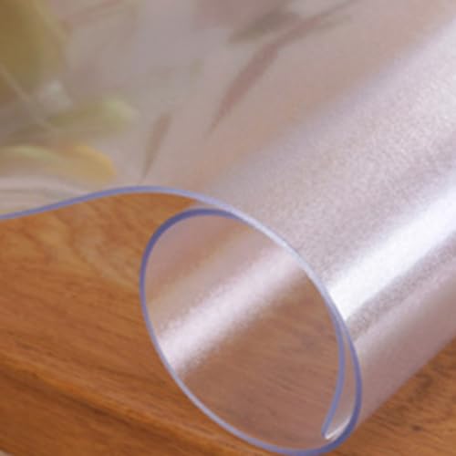 Couvertures de table PVC transparent nappe bureau sans aucune rayure