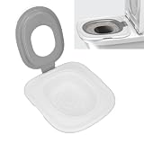 Fabater Kit D'entraînement à la Toilette pour Chat, Système D'entraînement de Siège de Chat, Bac à Litière D'urinoir Réutilisable, Apprenez à Votre Chat à Utiliser Les Toilettes