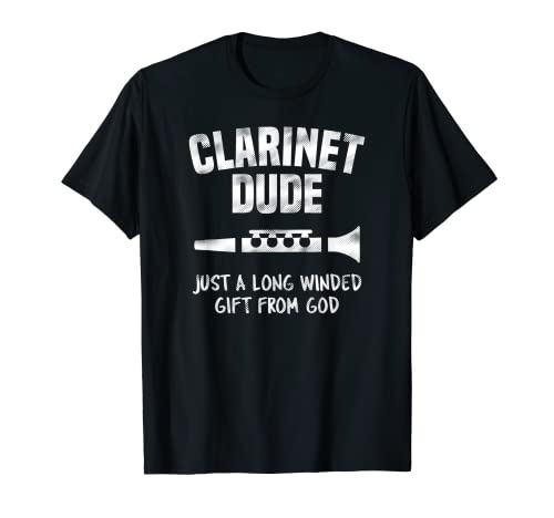 Hombre Clarinete Dude Marching School Band Camiseta