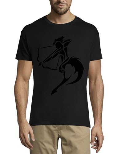 T-shirt Sagittaire homme coton noir col rond astrologie vêtement mode zodiaque