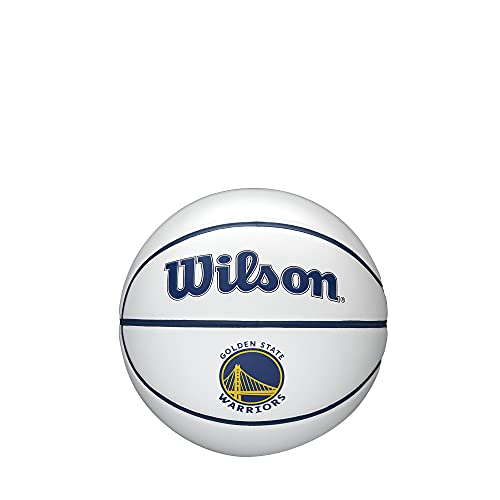 Image of WILSON NBA Team Autograph Mini Basketball - Golden State Warriors