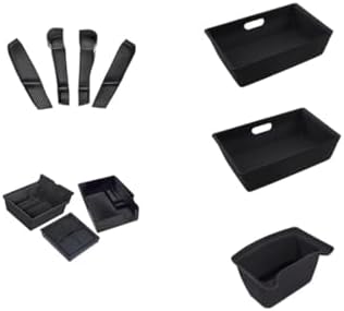Fit for Seat Storage Box Fit for Tesla Model 3 Model Y 2021 2022 Door Side Box Center Console Organizer Tray Center Console Center Console Tray (Color : 2 My udnerseat Box)