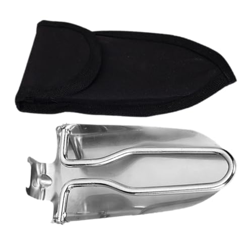 Abaodam Folding Camping Shovel Stainless Steel Trowel