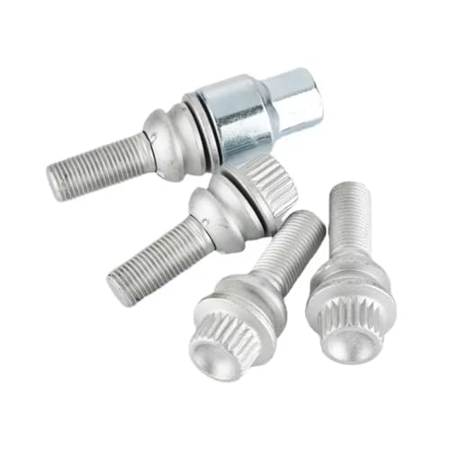 wheel Studs Compatible With Q7 Car Hub Bolts Wheel Lock Suit Wheel Hub Bolts Lug Nuts M14x1.5 Hex 19mm Length 66mm