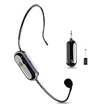 Recbot 2.4G Wireless Microphone Headset with USB Type-C power Supply,Head mic,wireless headset with microphone, 30m Range Transmission for teaching,live webcast,distance meeting