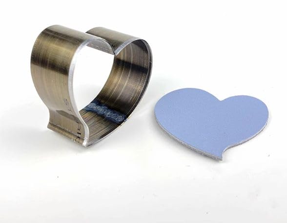 Amazon.co.jp: 可愛い ハートの形の 抜き型 パンチ 型紙 レザー