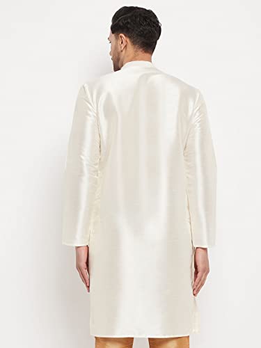 Image of VASTRAMAY Men's Cotton Silk Blend Kurta