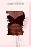 Notebook Planner Fake Abs Funny Bikini Body Muscle Six Pack 3D: Budget Tracker, Daily Journal, Hour, Financial, 114 Pages, To Do List, 6x9 inch, Tax