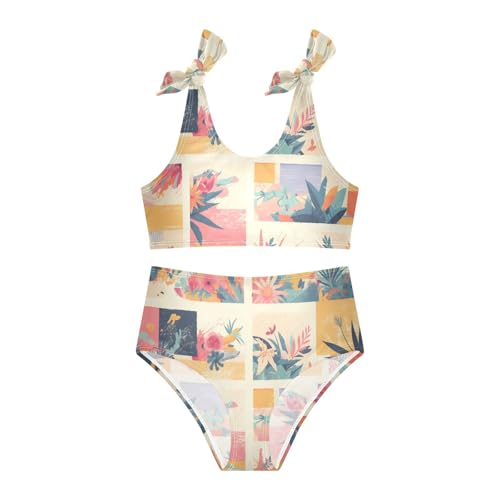 KLL Classic Reggae Color Music Girls 2 Piece Bikini Sets Quick-Dry Swimsuits Swimwear Adjustable Shoulder Strap3