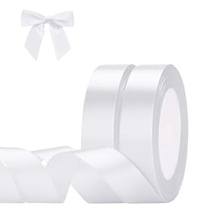 G2PLUS Weißes Satinband 20mm 44m GU-BT00384-DE