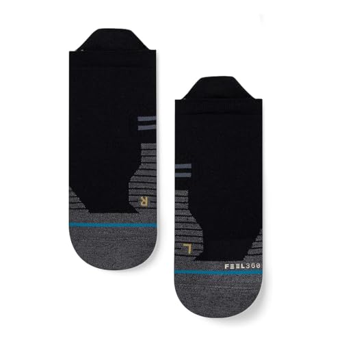 Stance Tab Run Light Socks [3 Pack] (Medium, Black) - Thumbnail 2