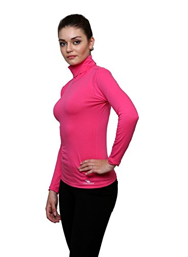 Image of LE BOURGEOIS Women Slim Fit Casual Full Sleeve Highneck /Turtle-Neck Cotton Top
