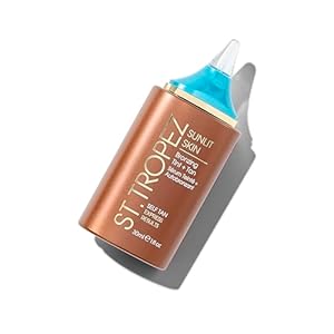 St.Tropez Sunlit Skin Bronzing Tint and Liquid Bronzer For Face & Skin, Creates A Sun-Kissed Glow with Hyaluronic acid, 1 FL OZ