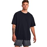 [Under Armour] UA Oversized HW SS 1384037(001) ブラック ホワイト2XL