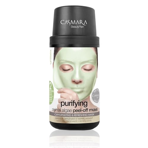 CASMARA - Mascarilla Facial (2 ud) Purifying Mask Kit Peel-Off, Mascarilla Hidratante Facial con Algas Marinas, Mask Hidratante y Reafirmante, Mascarillas Rejuvenecedora para Skin Care, Textura Hielo