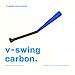 Applied Vision Sports V-Swing - The Ultimate Baseball & Softball Swing Trainer, Training Tool, and Batting Aid. (Carbon)