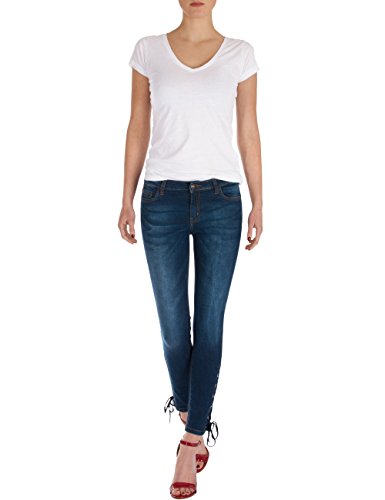 Fraternel Jeans Donna Skinny Aderente Allacciato