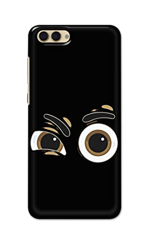 Image of PRINTFIDAA Funky Expression of Cartoon Eyes Printed Designer Hard Back Case Cover for Honor View 10 -(TI) MVN1004