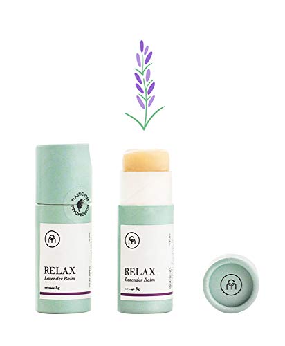 Coconut Matter Mood Lip Balm – Handmade Vegan Coconut Oil Lip Balm With Lavender Scent - Hydrating Lip Balm With Natural Coconut Oil, Relax #TOP16