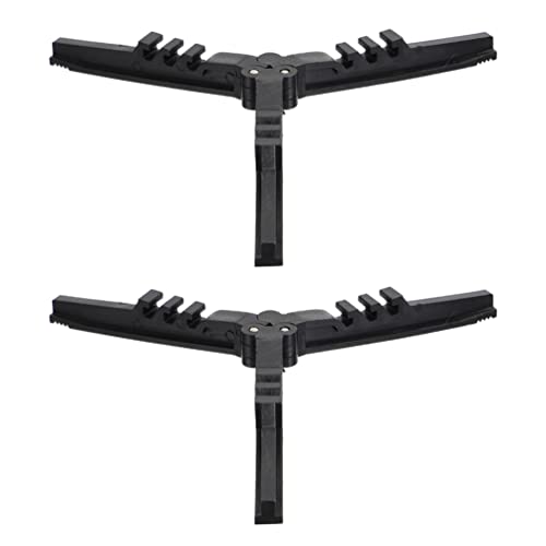 INOOMP 2pcs Tripod Gas Stand for Camping Stove Black Bracket Support for Stability Uneven Canister Holder
