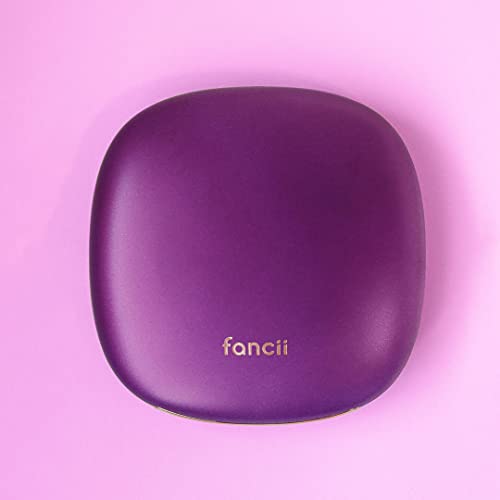 Fancii Compact Makeup Mirror with Natural LED Lights, 1x/ 10x
