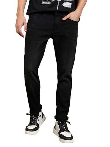 Image of Highlander Men's Slim Fit Jeans | Stylish Casual Wear for Everyday Comfort | Jeans for man