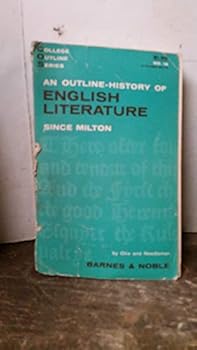 Paperback An Outline- History of English Literature, Volume 2: Since Milton Book