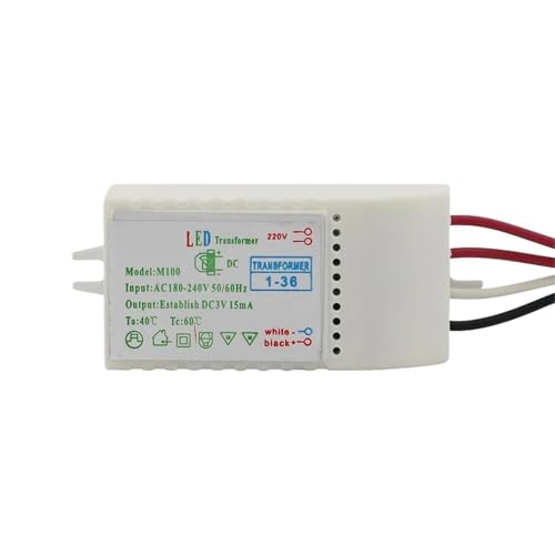 Transformateur LED 220V vers DC 3V alimentation pour 1 à 36 diodes de spot