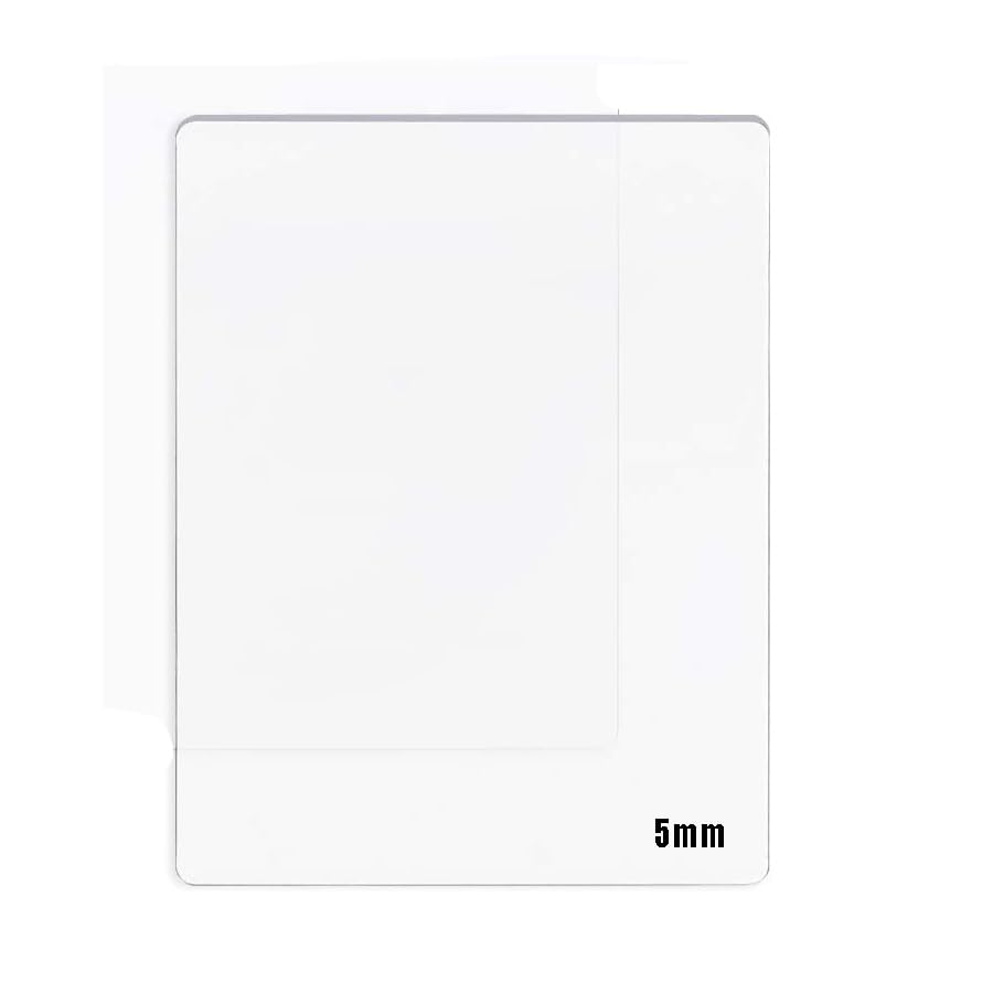 5mm Thickness Transparent Acrylic Cutting Pads, Replaceable Die Cutting Plates for 6 inch Opening Die Cutting and Embossing Machine,1 Pack(5.9''x 7.67'')