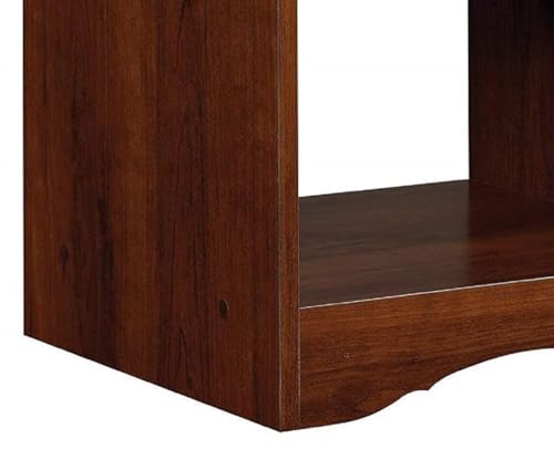 Image of Solid Sheesham Wood Bedside Table Fully Assembled-Mid Century Modern Wooden Nightstand Side End Table with 2 Drawers-Multipurpose Use for Bedroom Living Room | (Honey Finish)