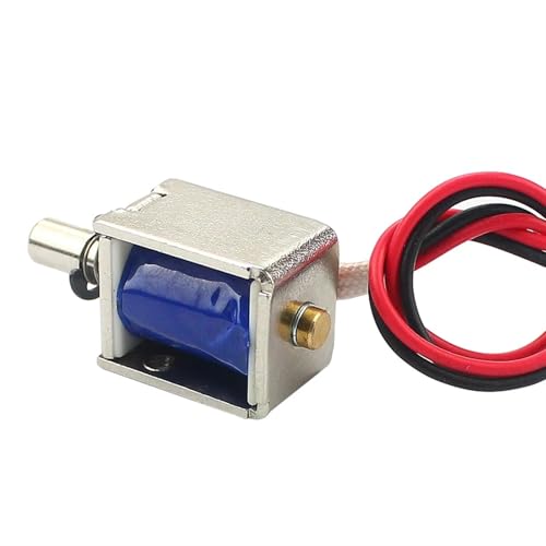 Petit électroaimant push-pull mini DC 12v avec course de 4mm pour robotique - 5