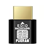 FUERAN 1440P 144Hz HDR HDMI Dummy Plug – 2560X1440P@120-144Hz High-Resolution Virtual Display Emulator for PC, VR Headsets & Cryptocurrency Mining EDID Headless Ghost Display Adapter