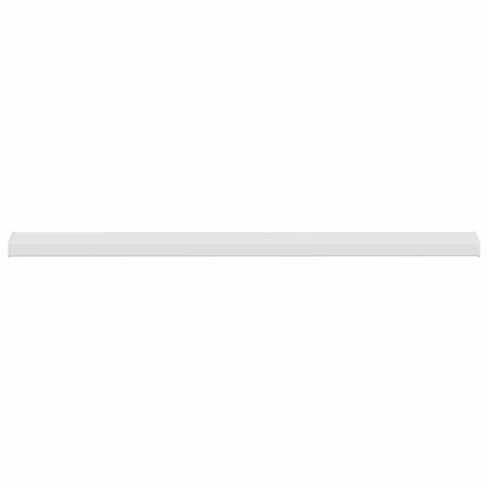 Parapet okienny, biały, 140 x 10 x 4,5 cm, z PCW, do użytku wewnątrz i na zewnątrz, trwały, odporny na działanie wody, łatwy do czyszczenia, łatwy montaż, wszechstronna dekoracja do salonu