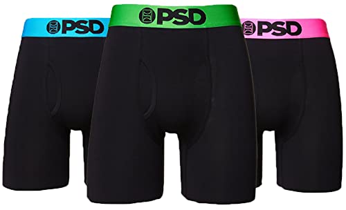Psd Men's Neon Modal 3-Pack Boxer Briefs, Multi, Xl #TOP25