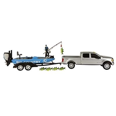 toy truck boat and trailer set