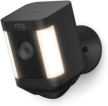 Introducing Ring Spotlight Cam Plus, Battery | Two-Way Talk, Color Night Vision, and Security Siren (2022 release) - Black