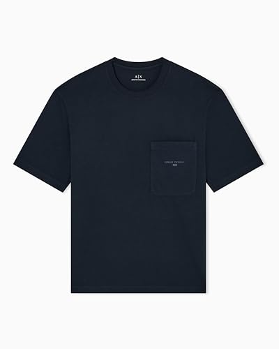 T-Shirt Homme Armani Exchange avec poche et logo textile haute qualité