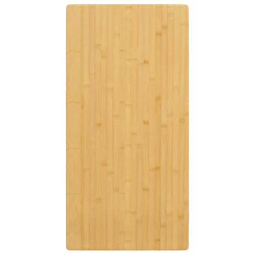 Image of Bamboo Desk Table Top, Universal Solid One-Piece Table Top Suitable for Coffee Tables, Side Tables, Bar Tables, Telephone Tables, Console Tables, 15.7 inchx31.5 inchx1.6 inch,-374