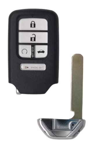 Replacement Keyless Entry Remote Control Key Fob Shell Fit For Honda Accord Civic Cr-V Crv Pilot Passport Insight Ex Ex-L Touring.part Number:hyq12Bdm(5 Buttons) (Key Shell) #TOP2