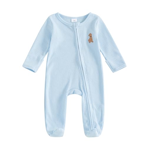 Image of Rourufy Newborn St Patricks Day Baby Boy Outfit Irish Onesie Footie Romper Infant Jumpsuit Cute Spring Clothes With Hat